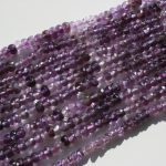 Amethist facet rondelle