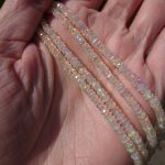 Facet geslepen Ethiopische opaal