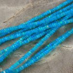 Blauwe geverfde Ethiopische opaal